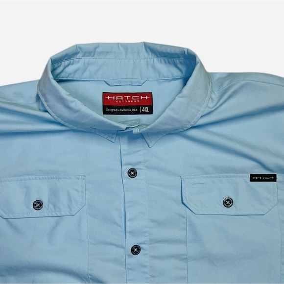 Hatch Outdoors‎ Men's Horizon Active Outdoor  UPF40 Flex Bamboo Blend Shirt 4XL - Picture 3 of 5